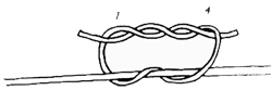 Lewers Float Stop Knot 2